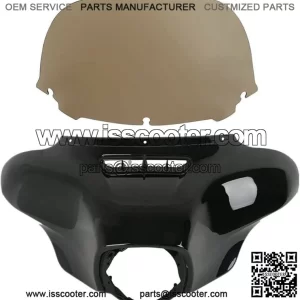 Batwing Fairing Smoke Windshield Windscreen Fit For Harley Ultra Limited 14-23 (For: Harley-Davidson)