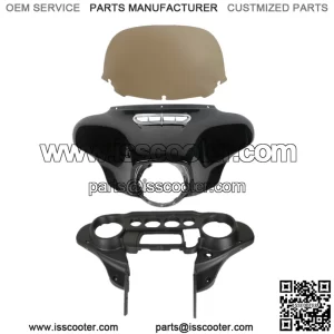Batwing Inner Outer Fairing Windshield Fit For Harley Electra Street Glide 14-23 (For: Harley-Davidson)
