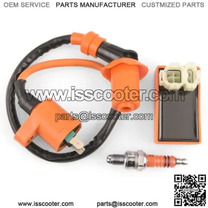 Modified igniter GY650cc/125cc/150cc modified orange high pressure package multi-angle ignition spark plug
