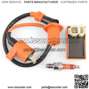 Modified igniter GY650cc/125cc/150cc modified orange high-pressure package polygonal ignition spark plug