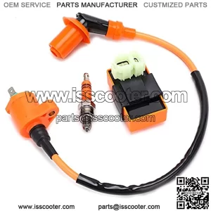 Ignition Coil, CDI Box Simple Installation Reliable for ATV Moped Scooters