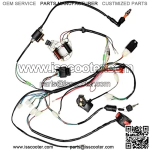 Complete Electrics Stator Coil CDI Wiring Harness Rectifier Solenoid Relay for 50cc 70cc 110cc 125cc Kazuma Taotao Kangdi 4 Wheeler Chinese ATV Quad