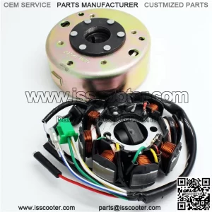 Scooter GY6 JH125-8 Ignition Coil Flywheel Stator CDI Magneto