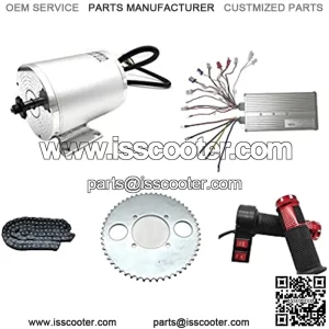72V 3000W Brushless Motor Kit 24 Mosfet 50A Controller and Throttle for Electric Scooter E-Bike Engine Motorcycle DIY Part Conversion Kit