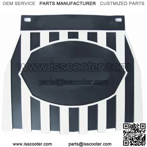 Mud Flap "Vespa" white emblem