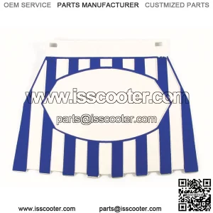 Mud Flap "Vespa" blue emblem