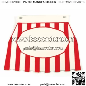 Mud Flap "Vespa" red emblem