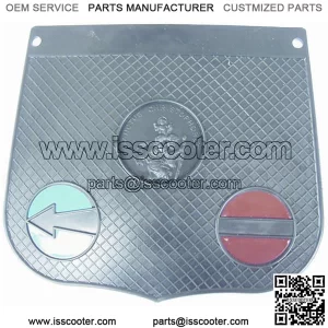 Mud Flap "Vintage" with "Saint Chrisophorus" sticker