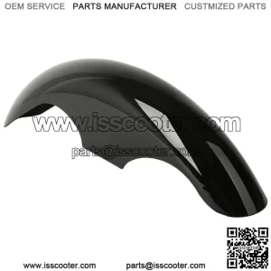 21" Wrap Front Fender Fit For Harley Custom Bobber Chopper Dyna Softail Black (For: Harley-Davidson)