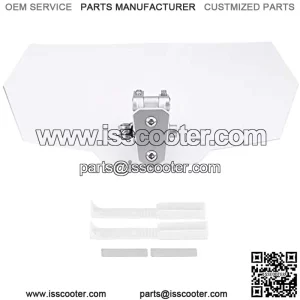 Motorcycle Windshield Clear Scooter Windscreen Scratch Resistant Wind Deflectors Universal Adjustable for Most Motorcycle for Kawasaki for Honda