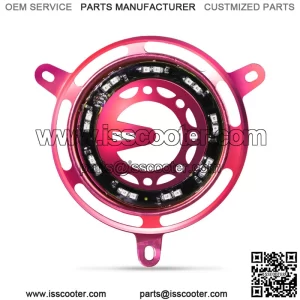 Scooter motorcycle moped modified accessories Fuxi fan cover wildfire with light horse racing wind leaf cover