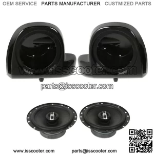 6.5" Lower Vented Fairing Speaker Glove Box Fit For Harley Road King FLHR 14-23 (For: Harley-Davidson)
