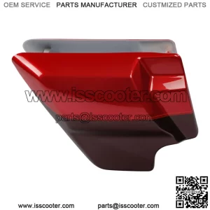 Battery Side Cover Fit For Harley Road King FLHR 09-23 Wicked Red Twisted Cherry