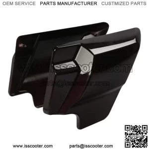 Battery Side Cover Panel Fit For Harley Street Electra Glide 09-23 Black Forest (For: Harley-Davidson)