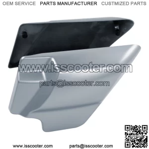Battery Side Cover Panel Fit For Harley Touring 2009-2023 2020 Barracuda Silver (For: Harley-Davidson)