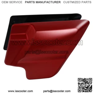 Battery Side Cover Panel Fit For Harley Touring Road King 09-23 Wicked Red Denim (For: Harley-Davidson)