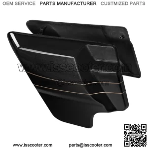 Battery Side Cover Panel Fit For Harley Touring Street Glide 09-23 Black Quartz