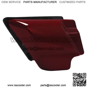Battery Side Cover Panels Fit For Harley Touring Road Street Glide 2009-2023 Red (For: Harley-Davidson)