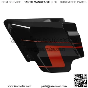 Battery Side Covers Fit For Harley Touring 2009-2023 18 Black Earth&Vivid Black (For: Harley-Davidson)