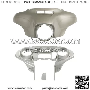 Batwing Inner & Outer Fairing Fit For Harley Touring FLHX 14-23 Silver Fortune (For: Harley-Davidson)