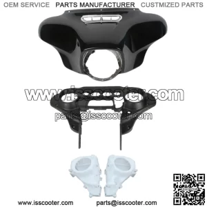 Batwing Inner & Outer Fairing Speakers Cover Fit For Harley Street Glide 14-23 (For: Harley-Davidson)