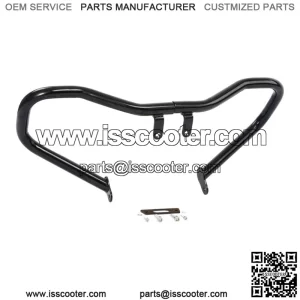 Black Chopped Engine Guard Crash Bar Fit For Harley Touring Street Glide 14-23 (For: Harley-Davidson)