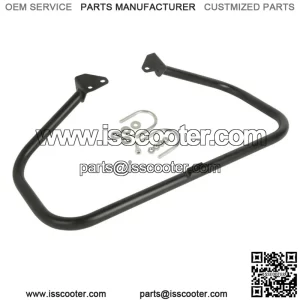 Black Engine Guard Highway Crash Bar Fit For Harley Dyna Fat Bob Low Rider 06-17 (For: Harley-Davidson)