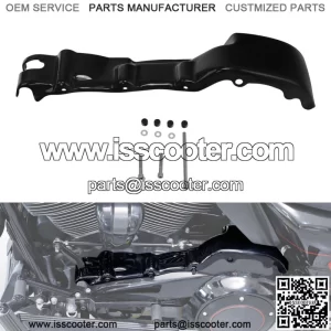 Black Inner Primary Cover Trim Fit For Harley Touring Road King Glide 2017-2023