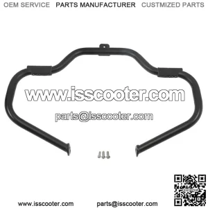 Black Mustache Engine Guard Crash Bar Fit For Harley Touring Electra Glide 97-08 (For: Harley-Davidson)