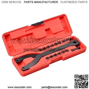 Variable Cylinder Spanner Wrench Set | 15Pc Adjustable Pin Spanner Wrench with Variable Spanner Wrench Pins