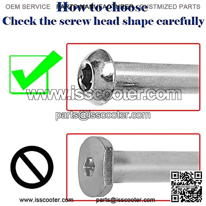 24mm-120mm M8 for Replacement Kids Kick/Adult Scooter Wheelchair fold Tables and Chairs Repair - Image 4