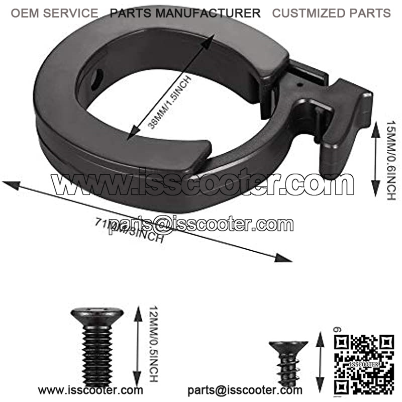 Front Round Locking Ring Folding Guard Ring Compatible with Ninebot MAX G30 Electric Scooter Parts - Image 2