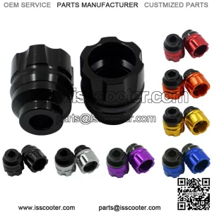 Motorcycle scooter modification accessories electric car anti-drop cup CNC aluminum alloy anti-collision shock-absorbing front fork cup universal