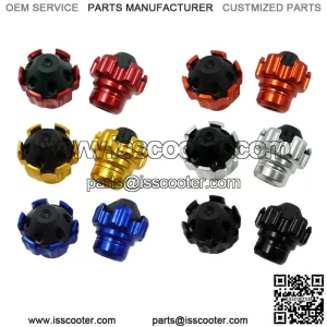 Motorcycle modification accessories curved beam anti-collision front fork cup scooter front wheel aluminum alloy protection anti-fall cup shock-absorbing cup