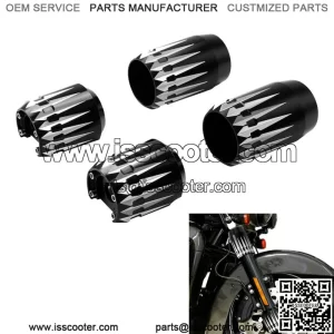 Aluminum Fork Slider Covers Fit For Harley Touring Road King Glide 1984-2013 12 (For: Harley-Davidson)