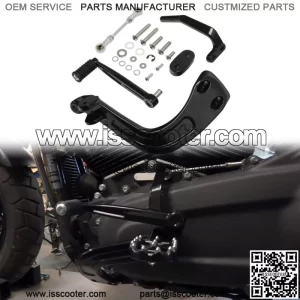 Black Mid Controls Shift Side Kit Fit For Harley Sport Glide FLSB FXFB 2018-2023 (For: Harley-Davidson)