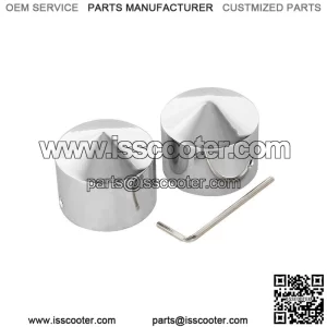 Aluminum Front Axle Nut Cover Bolt Fit For Harley Touring Road Electra Glide