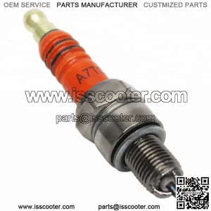 Red Color Spark Plug A7TC GY6 50cc 125cc Moped Scooter Parts
