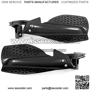 Motorcycle Hand Guards Universal 7/8" 22mm Motocross Handguard (Black-black)