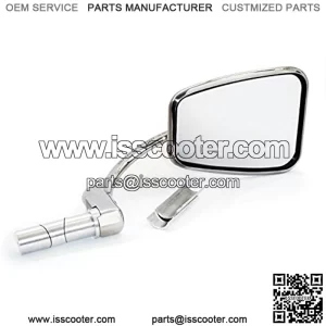 HDM Products 820 Classic Rectangular Bar End Motorcycle Mirror