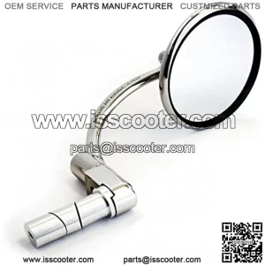 HDM Products 830 Classic Circular Motorcycle Bar End Mirror