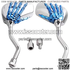 Universal 7/8" Bar End Rear Mirrors Moto Motorcycle Motorbike Scooters Rearview Mirror Side View Mirrors