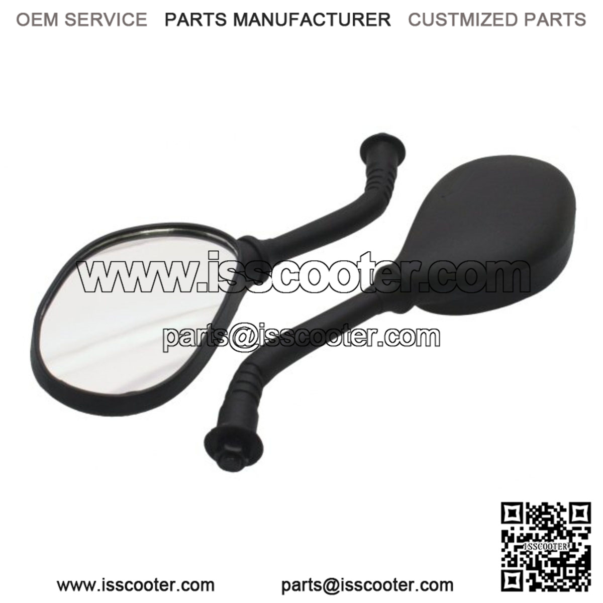 Scooter Mirror Set - 8mm or 10mm