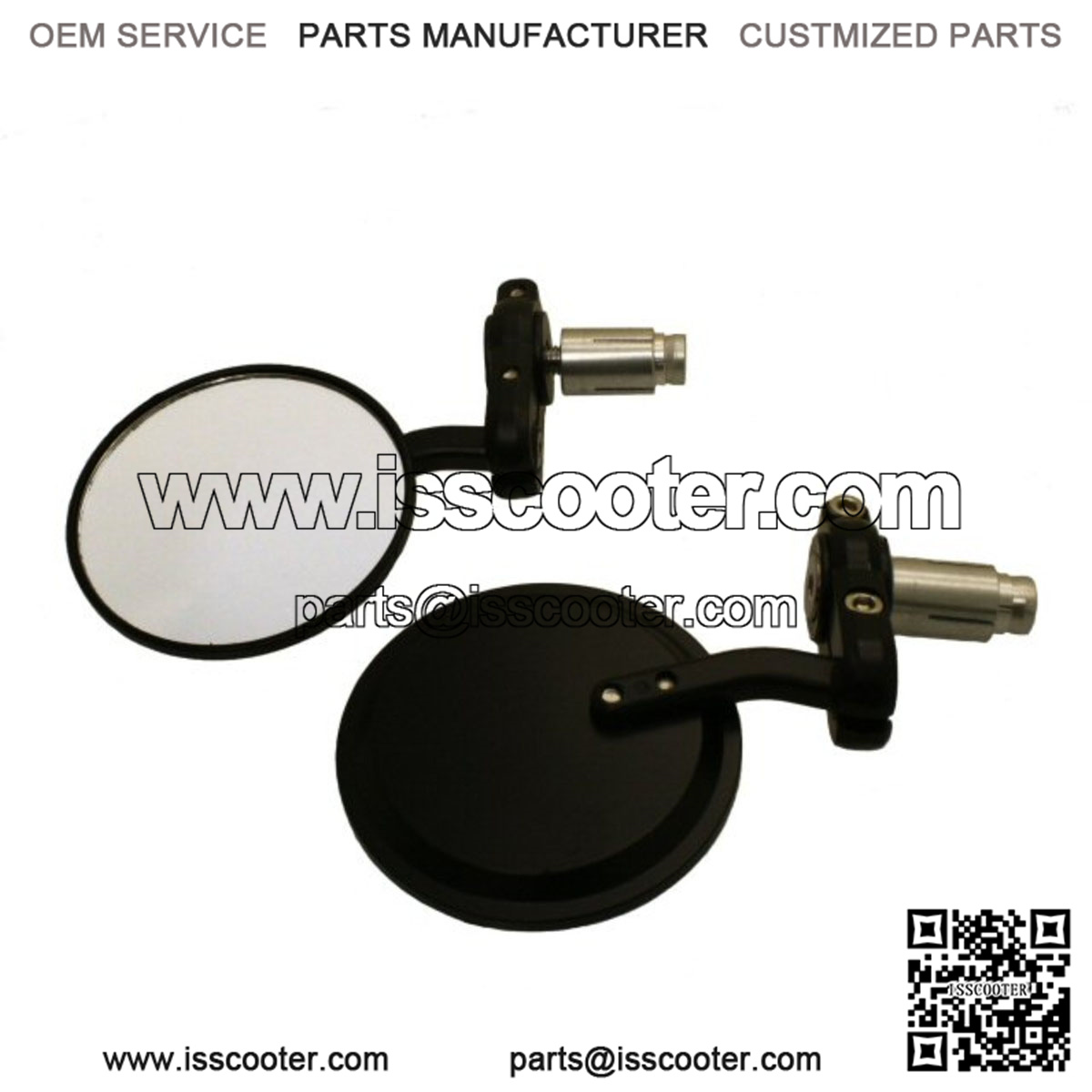 Street Wise 3" Adjustable Bar End Mirrors