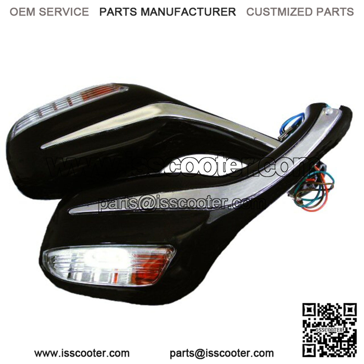 Full-Size Scooter Mirror Set