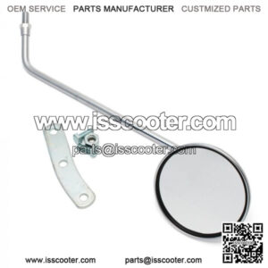 Left Mirror (Round, Chrome); Genuine Stella, Vintage Vespa