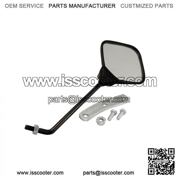 Mirror (Square, Black); Genuine Stella, Vintage Vespa