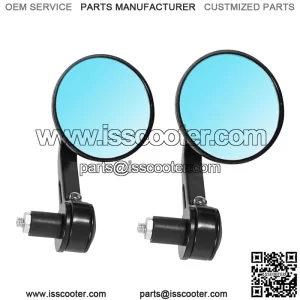 2 piezas de moda motocicleta retrovisores reemplazo para manillar de motocicleta 7/8" espejos laterales de motocicleta