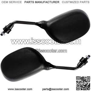 Universal Rear View, PRO BAT ATV Mirrors 7/8'' | 8mm Handlebar Mount Side for Handlebar ATV Accessories Compatible with Scooter Snowmobile Mope