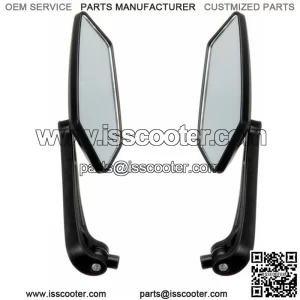 Motorcycle rearview mirror modified koso large field of view mirror moped scooter all aluminum